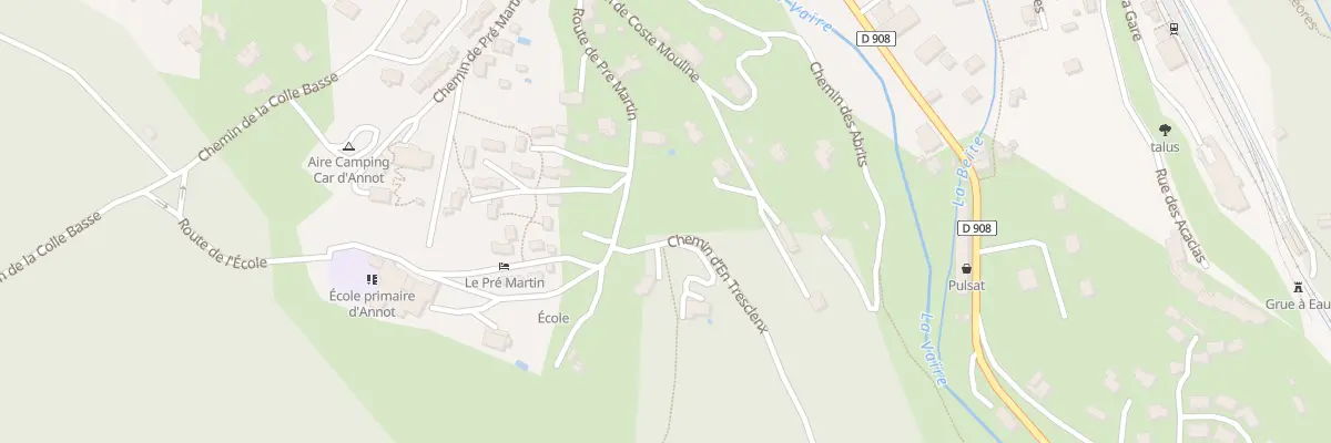 Plan du 7037 Coste Mouline à Annot