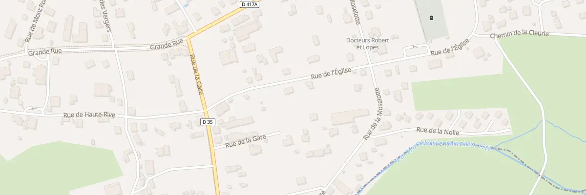 Plan du 33 Rue de l’Eglise à Saint-Amé