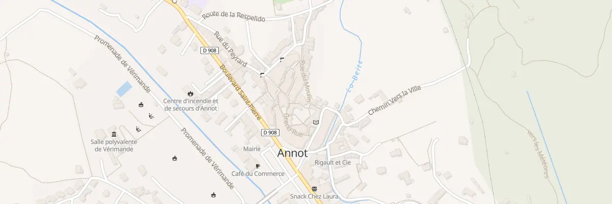 Plan du 5336 Rue du Coulet à Annot