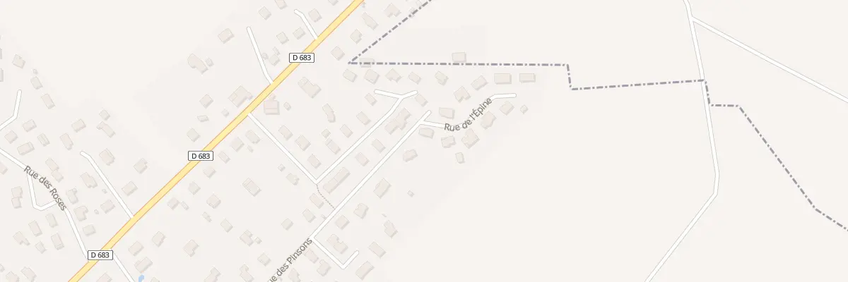 Plan du 2 Rue de l’Epine à Arcey