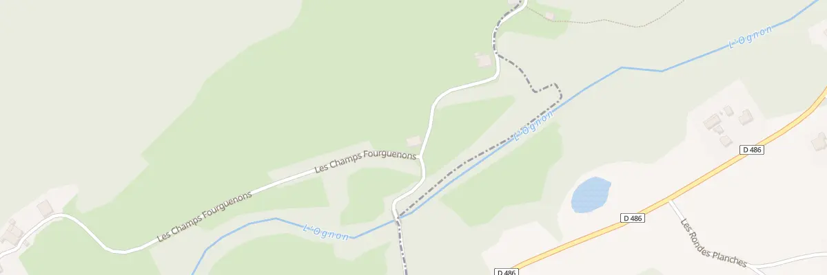 Plan du 1 Les Champs Fourguenons à Ternuay-Melay-et-Saint-Hilaire