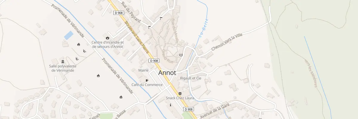 Plan du 7006 Le Village à Annot