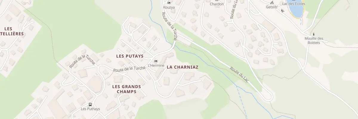 Plan du 557 Rte de la Turche aux Gets