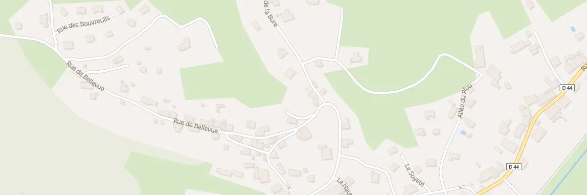Plan du 44 Rue de Hadrange à Lépanges-sur-Vologne