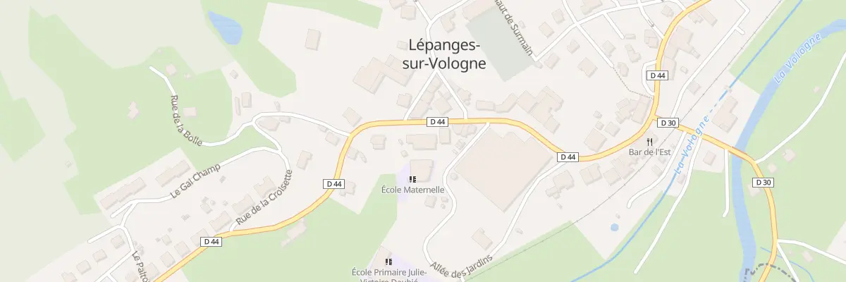 Plan du 37 Rue de la Mairie à Lépanges-sur-Vologne