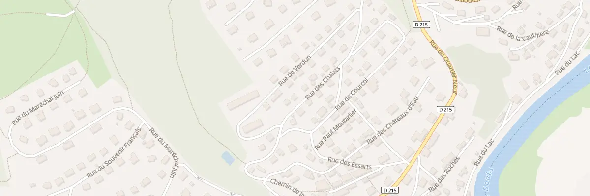 Plan du 9 Rue des Chalets à Villers-le-Lac