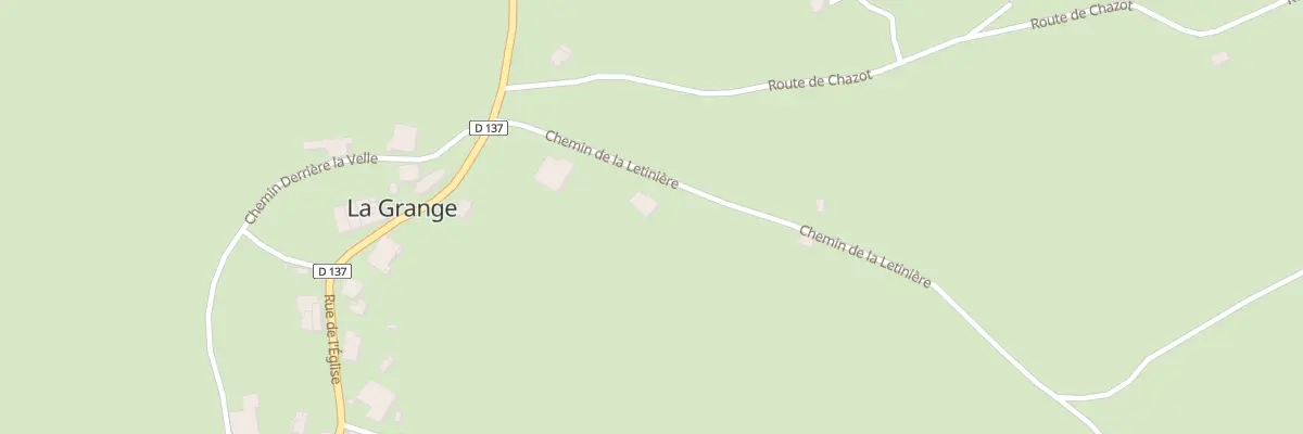 Plan du 4 Che de la Letiniere à La Grange