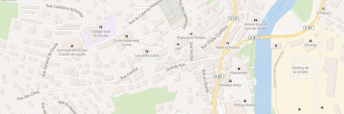 Plan du 2 Rue Saint Jean à Villers-le-Lac