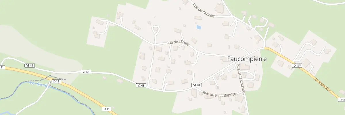Plan du 177 Rue de l’Ecole à Faucompierre