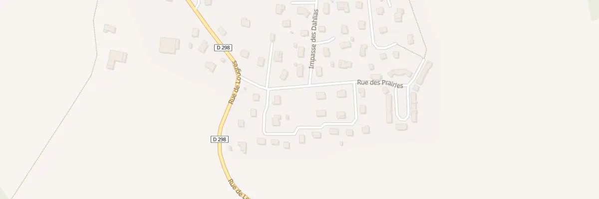 Plan du 2A Rue des Prairies à Montenois