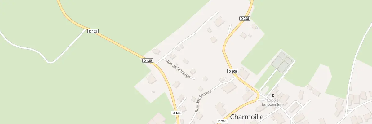 Plan du 7 Rue de la Vierge à Charmoille