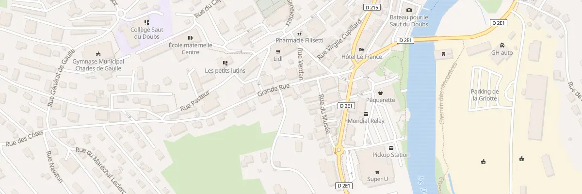 Plan du 5 Grande Rue à Villers-le-Lac