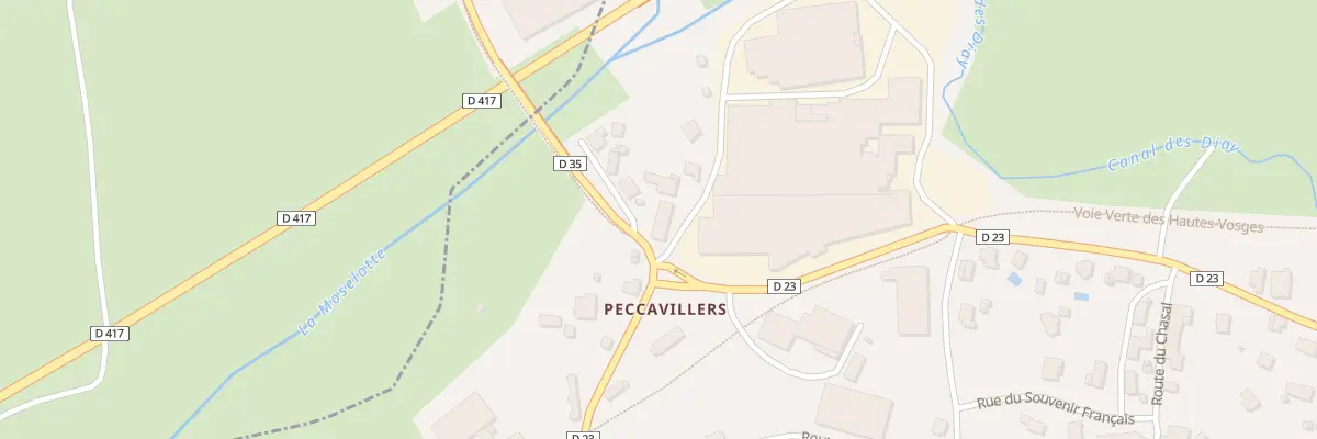 Plan du 12 Rue de la Gare Peccavillers au Syndicat
