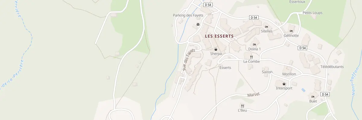 Plan du 301 Rue des Fayets à Morillon