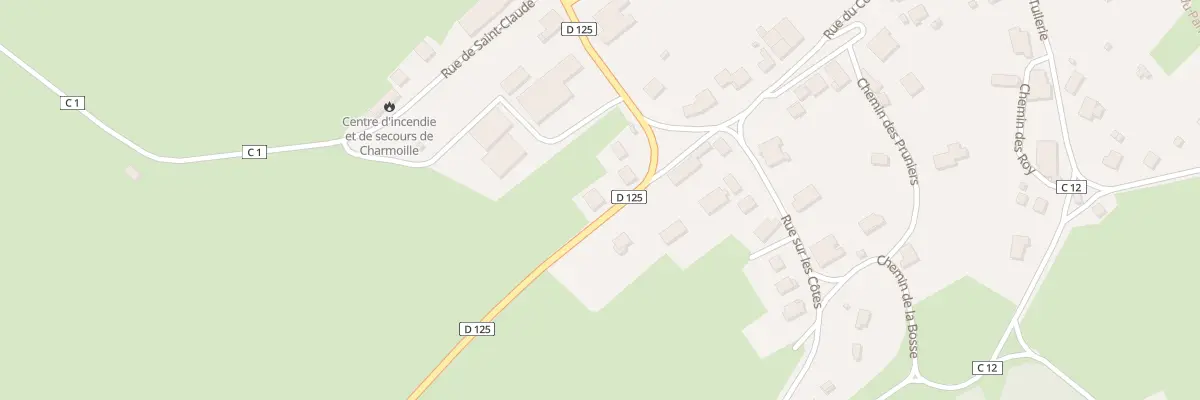 Plan du 10 Rue de Chamesey à Charmoille