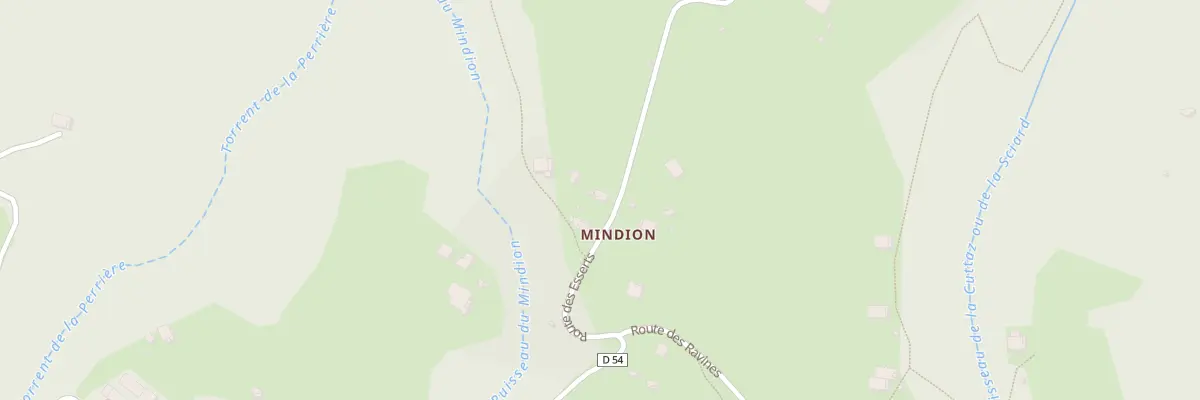 Plan du 2628 Rte des Esserts à Morillon