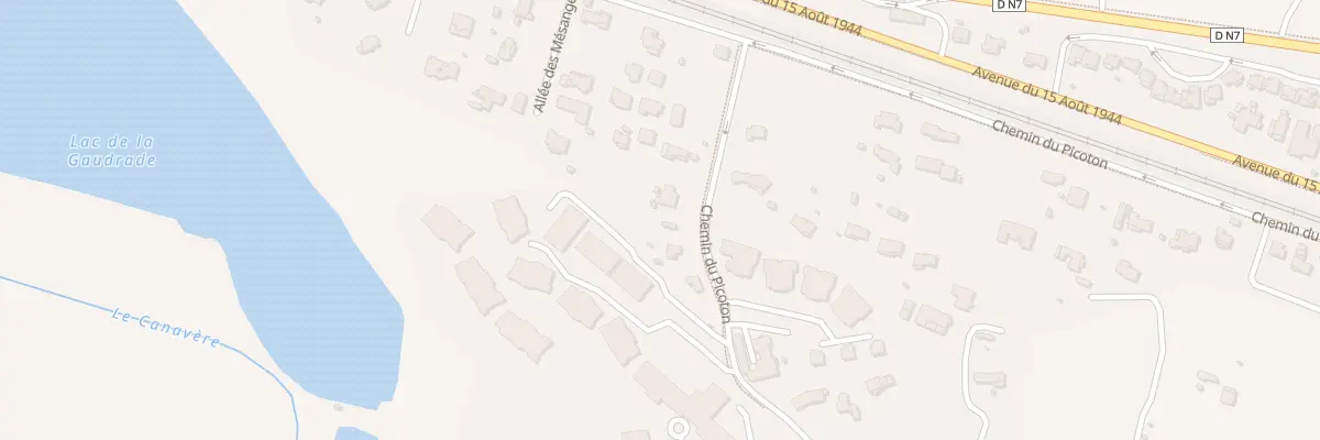 Plan du 848B Che du Picoton à Puget-sur-Argens