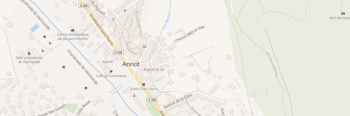 Plan du 5211 Le Village à Annot