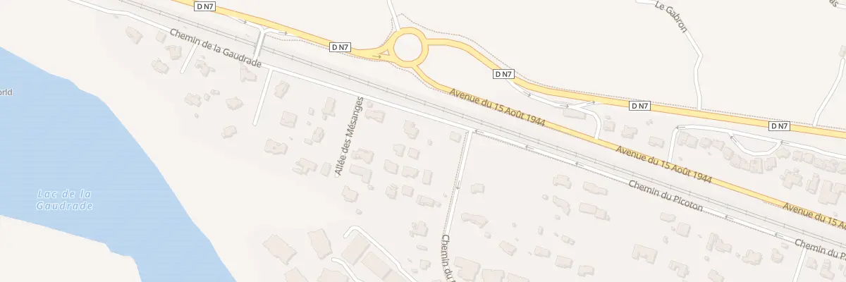 Plan du 53 Che de la Gaudrade à Puget-sur-Argens