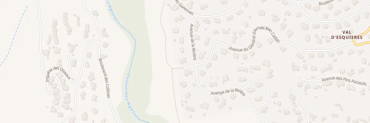 Plan du 363 Av de la Riviere à Roquebrune-sur-Argens