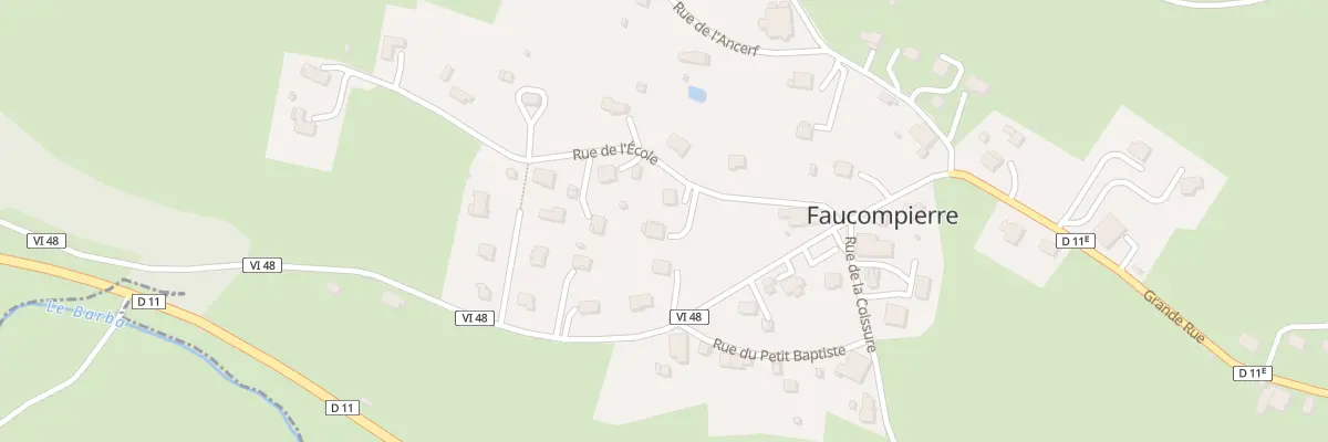 Plan du 91 Rue de l’Ecole à Faucompierre