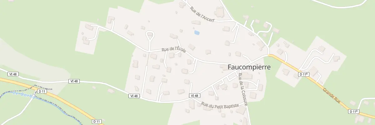 Plan du 99 Rue de l’Ecole à Faucompierre