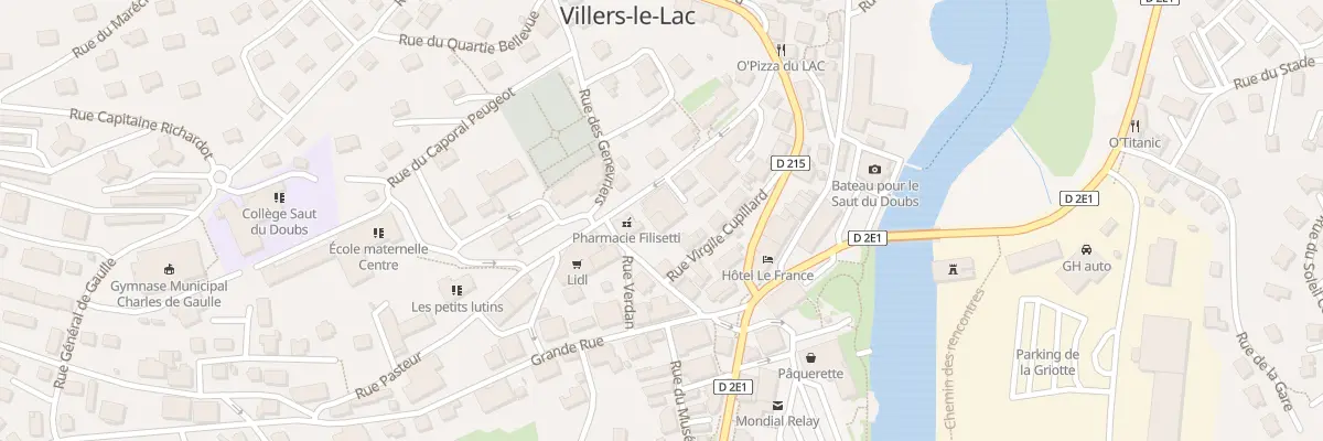 Plan du 11 Rue H Parrenin à Villers-le-Lac