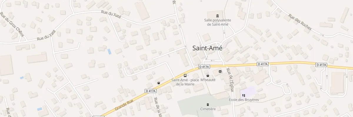 Plan du 42 Grande Rue à Saint-Amé