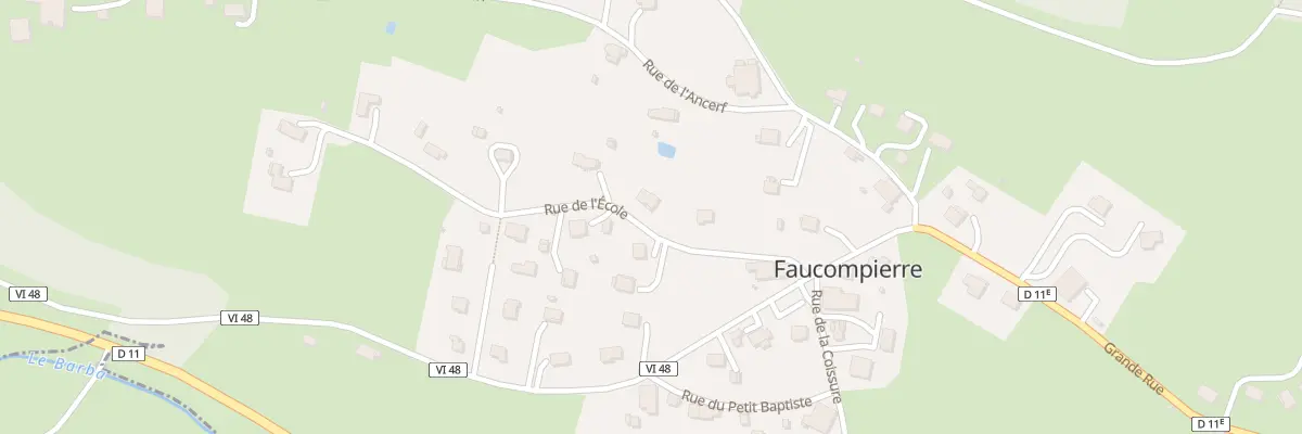 Plan du 122 Rue de l’Ecole à Faucompierre