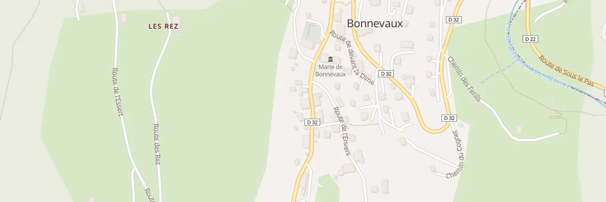 Plan du 80 Rte du Col du Corbier à Bonnevaux