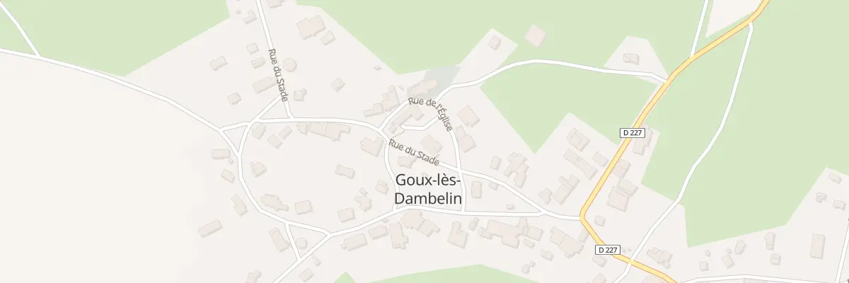 Plan du 7 Rue du Stade à Goux-lès-Dambelin