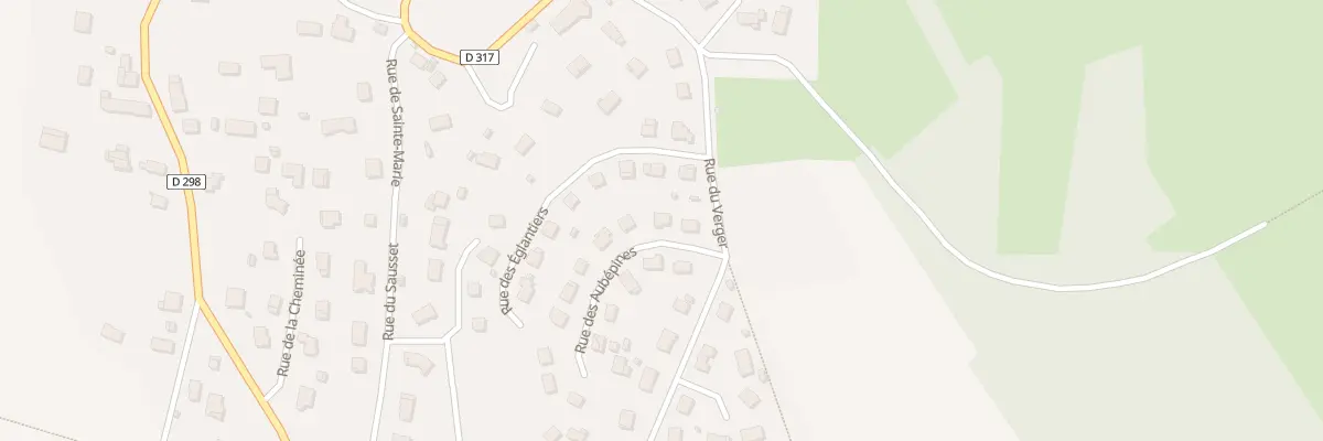 Plan du 4 Rue des Aubépines à Montenois