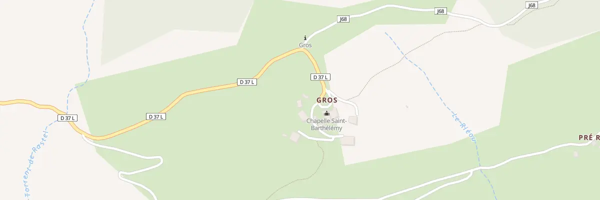 Plan du 40 Gros à Eygliers