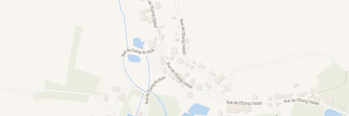 Plan du 39B L’Etang l’Abbe à Grandvillers