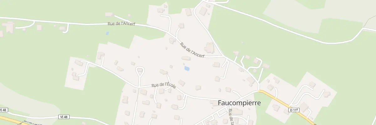 Plan du 213 Rue de l’Ancerf à Faucompierre