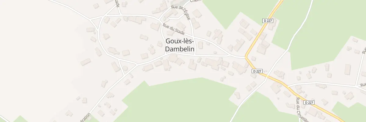 Plan du 8 Rue des Tilleuls à Goux-lès-Dambelin