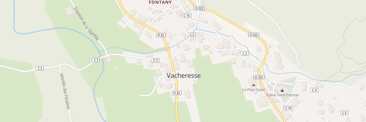 Plan du 5 Che des Ollioz à Vacheresse