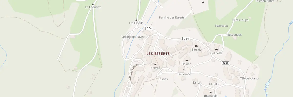Plan du 54 Rue du Clocher à Morillon