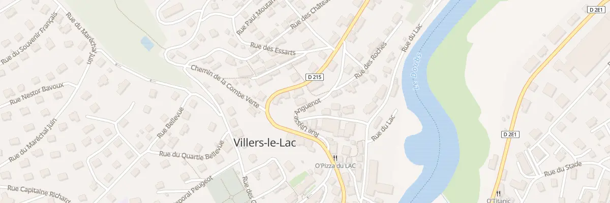 Plan du 1 Rue Ulysse Anguenot à Villers-le-Lac