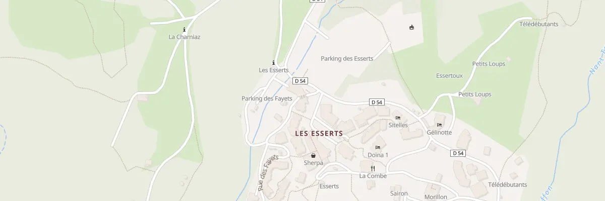 Plan du 28 Rue du Clocher à Morillon