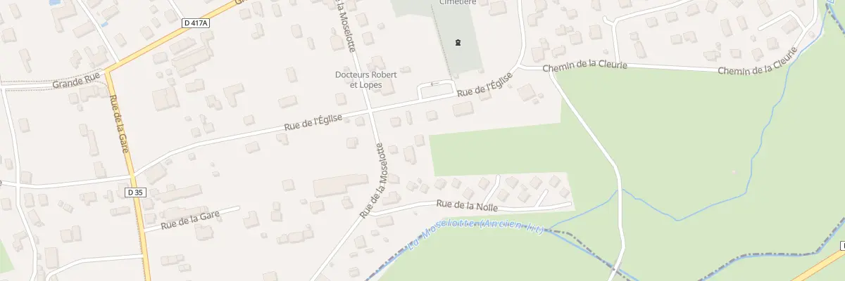 Plan du 23 Rue de l’Eglise à Saint-Amé
