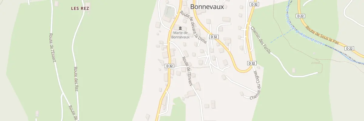 Plan du 33 Che de Cressenets à Bonnevaux