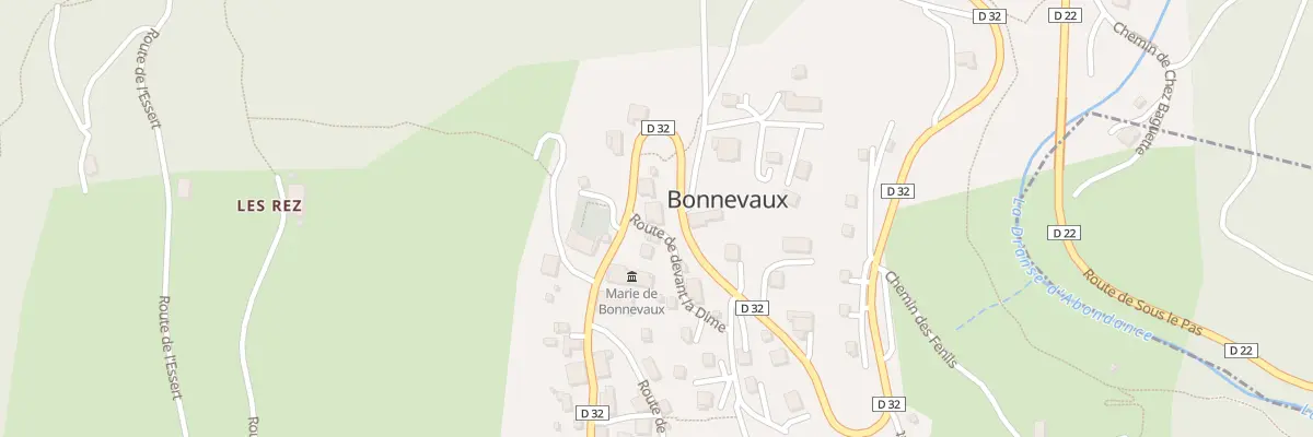 Plan du 19 Rte de Devant la Dîme à Bonnevaux