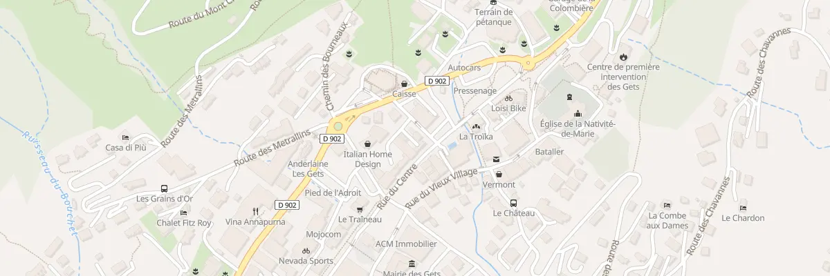 Plan du 11 Rue du Pressenage aux Gets