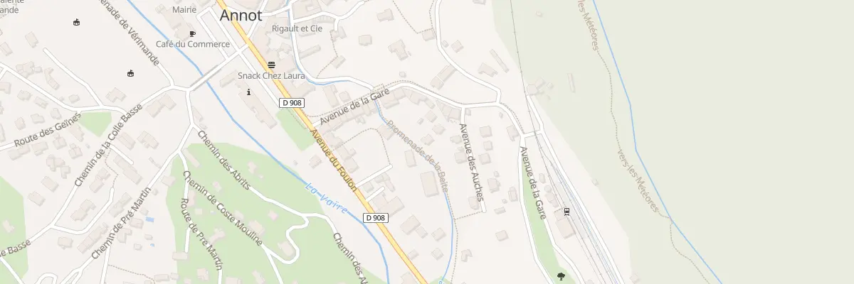 Plan du 5236A Le Village à Annot