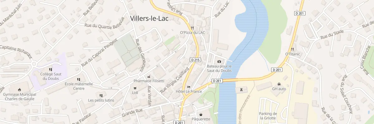 Plan du 11 Rue Virgile Cupillard à Villers-le-Lac