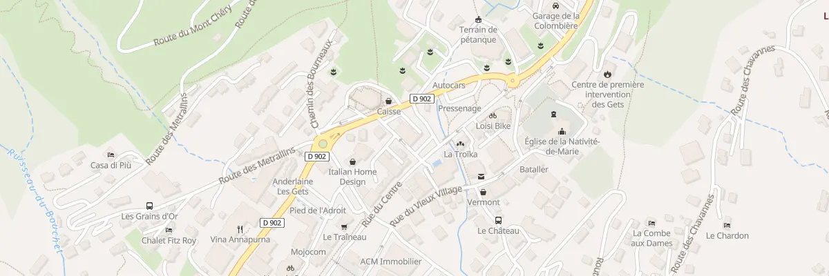 Plan du 28 Rue du Pressenage aux Gets