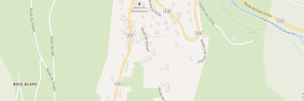 Plan du 139 Rte de l’Envers à Bonnevaux