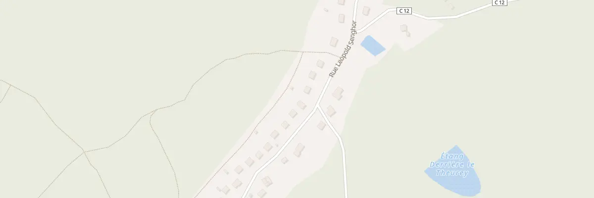 Plan du 50 Rue Léopold Senghor à Champagney