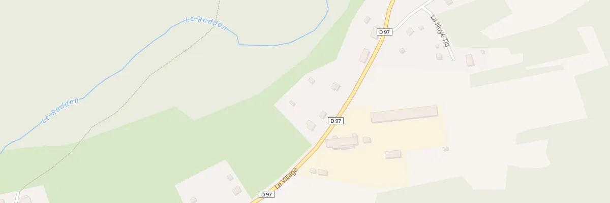 Plan du 235 Les Fougeres à Fresse